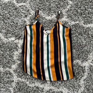 Allison Joy Flowy Striped Tank Size XS